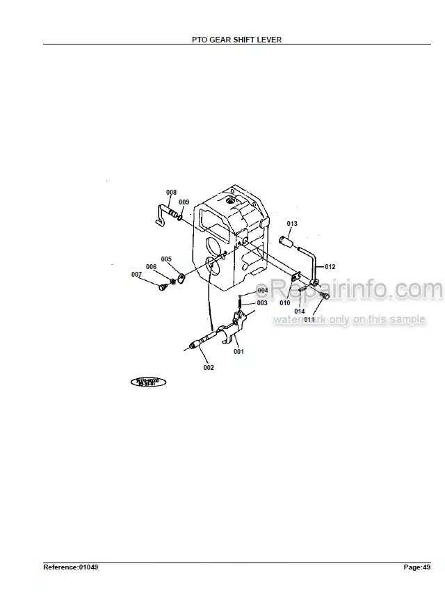 Photo 5 - Kubota L2350DT Parts Book Tractor