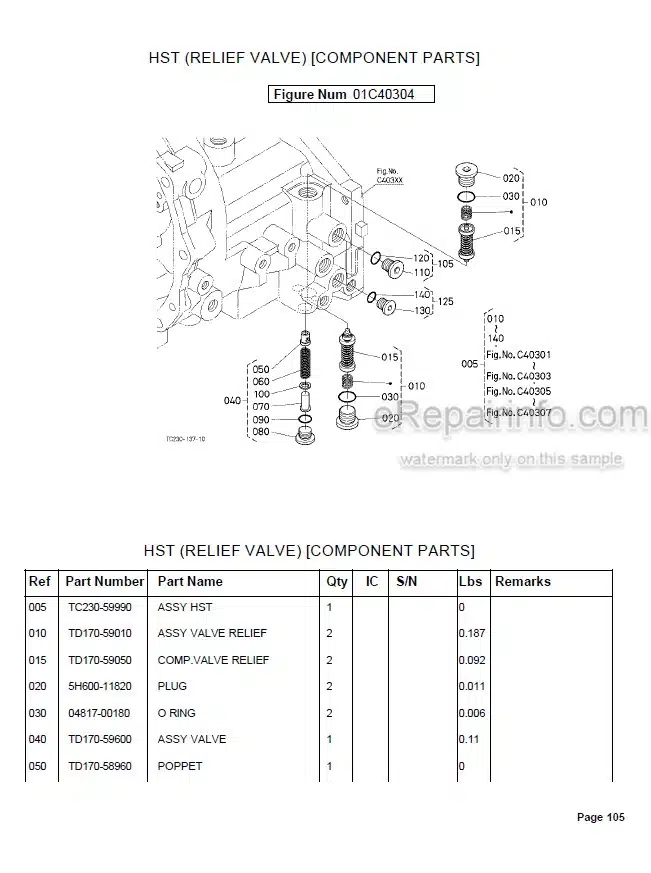 Photo 5 - Kubota L4610DT L4610HST Parts Book Tractor