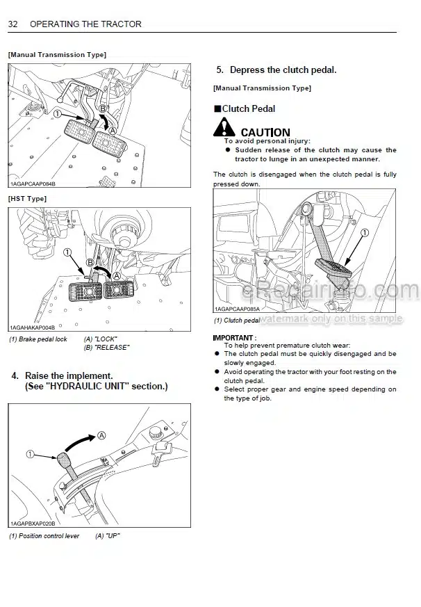 Photo 6 - Kubota L3710 L4310 L4610 Operators Manual Tractor TA140-75896