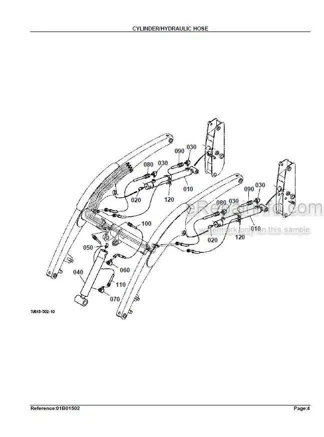 Photo 2 - Kubota LA240 Parts Book Loader