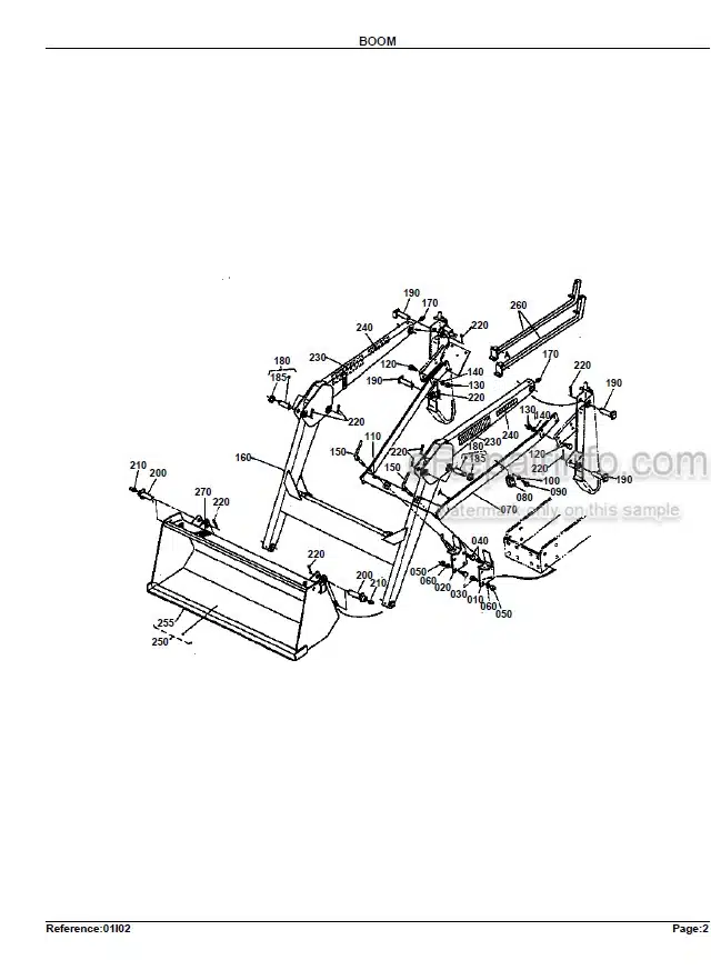 Photo 9 - Kubota LA350 Parts Book Loader