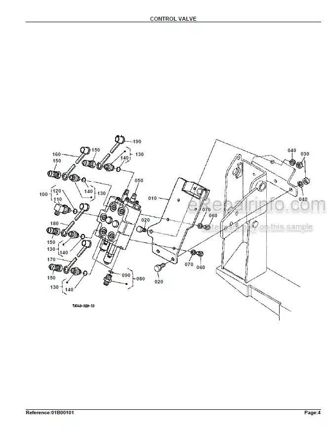 Photo 7 - Kubota LA352 Parts Book Loader