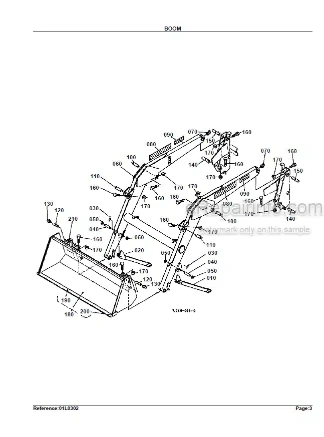 Photo 3 - Kubota LA681 Parts Book Loader