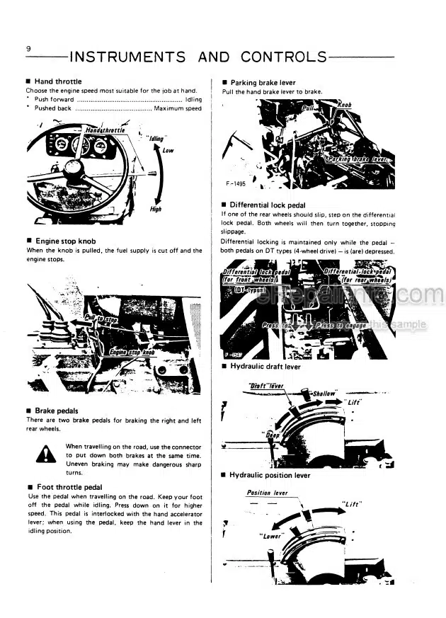 Photo 6 - Kubota M100GX M110GX M126GX M135GX Operators Manual Tractor 3Y206-9971-1