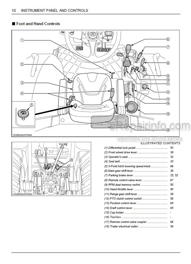 Photo 4 - Kubota M5-091 M5-111 Operators Manual Tractor 3B291-9971-2