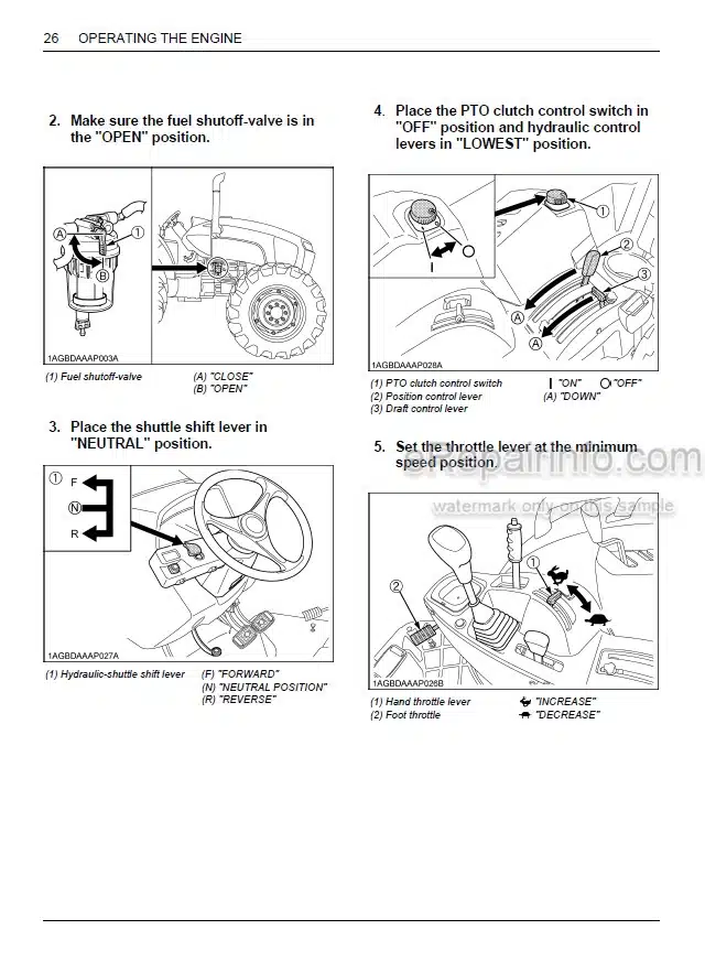 Photo 1 - Kubota M5-091 M5-111 Operators Manual Tractor 3B291-9971-2
