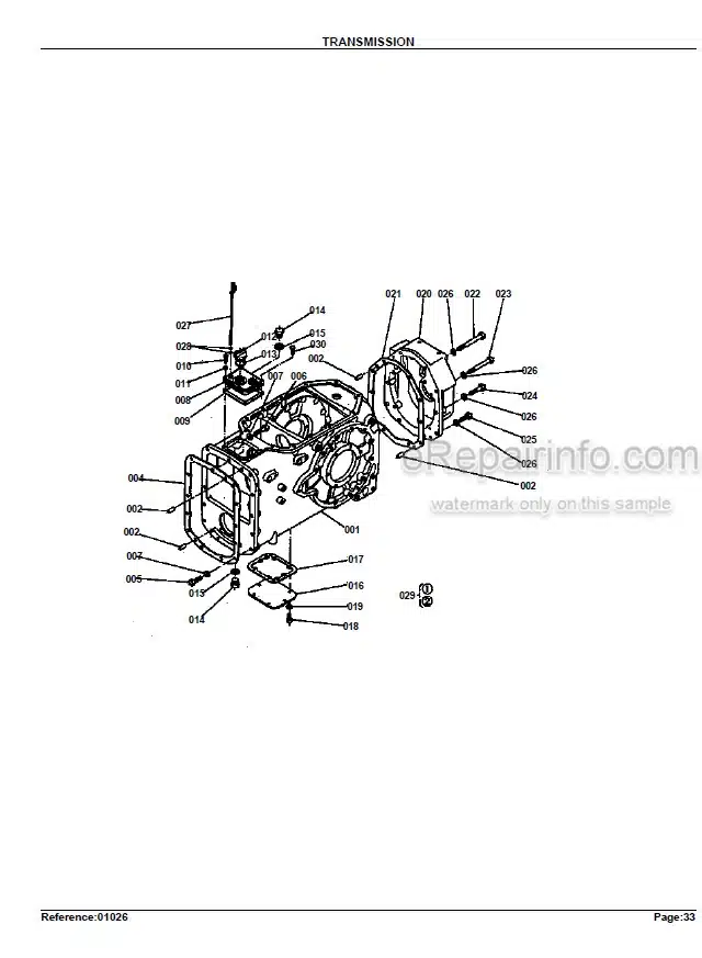 Photo 2 - Kubota M5500DT Parts Book Tractor