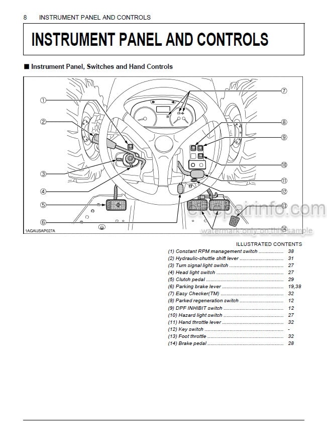 Photo 4 - Kubota M5660SUH M5660SUHD Operators Manual Tractor 3C111-9971-1