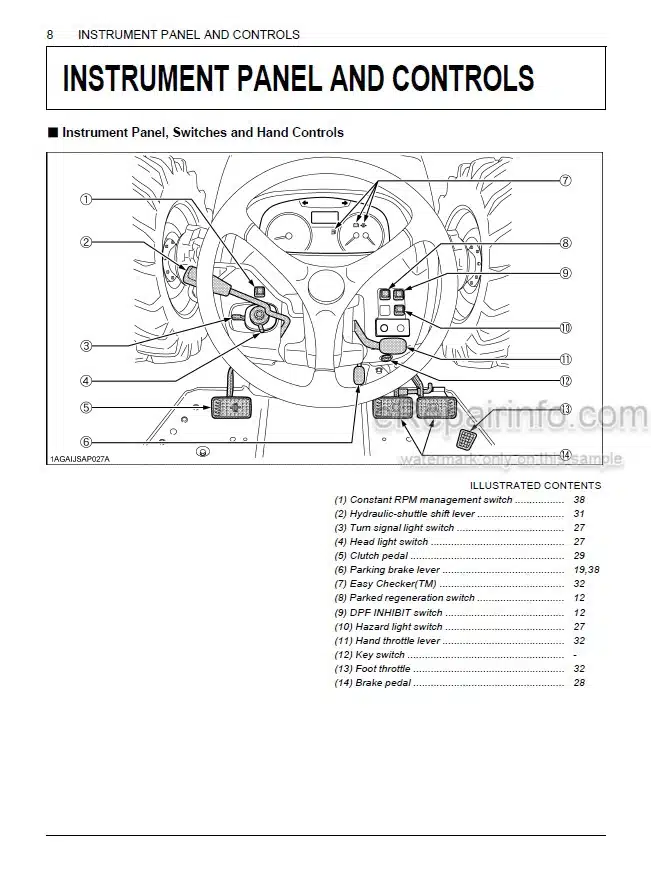 Photo 4 - Kubota M5660SUH M5660SUHD Operators Manual Tractor 3C111-9971-1