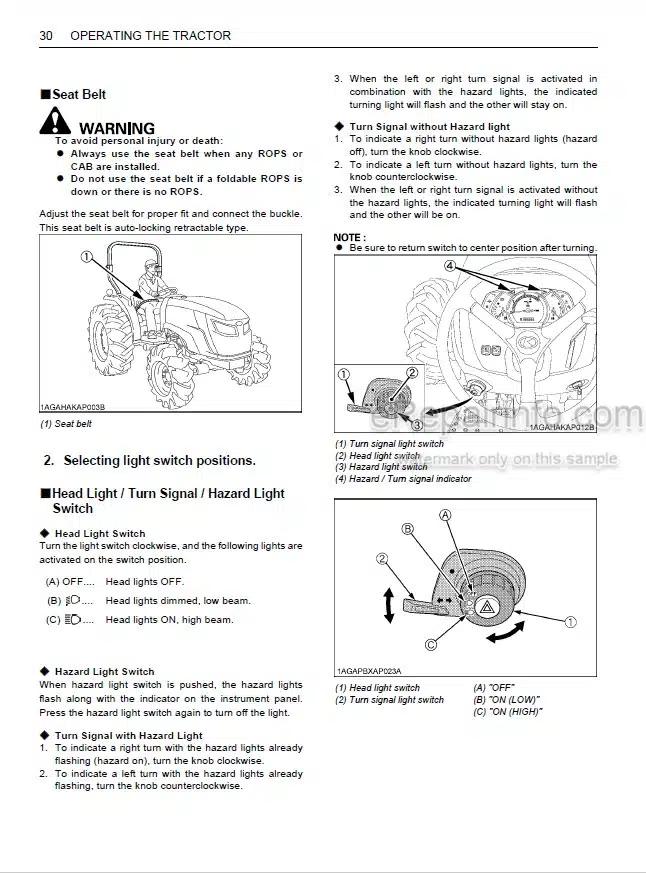 Photo 5 - Kubota 1600 1600DT Parts List Tractor 67111-6292-4