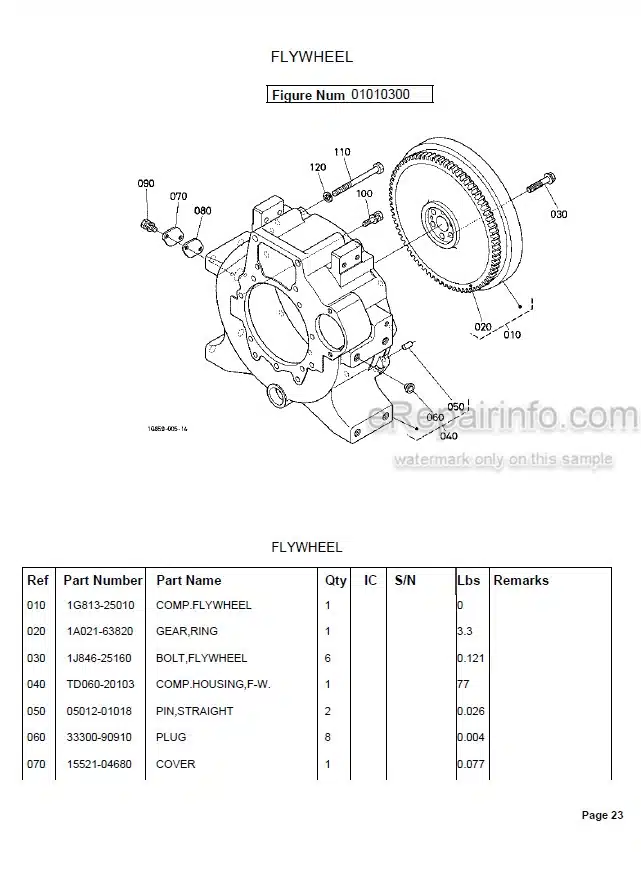 Photo 6 - Kubota M5500DT Parts Book Tractor