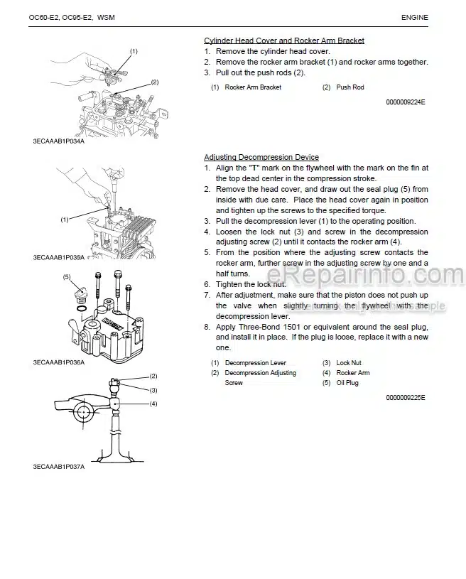 Photo 5 - Kubota RCK54-24B-EC To RC60-27BR Workshop Manual Rotary Mower