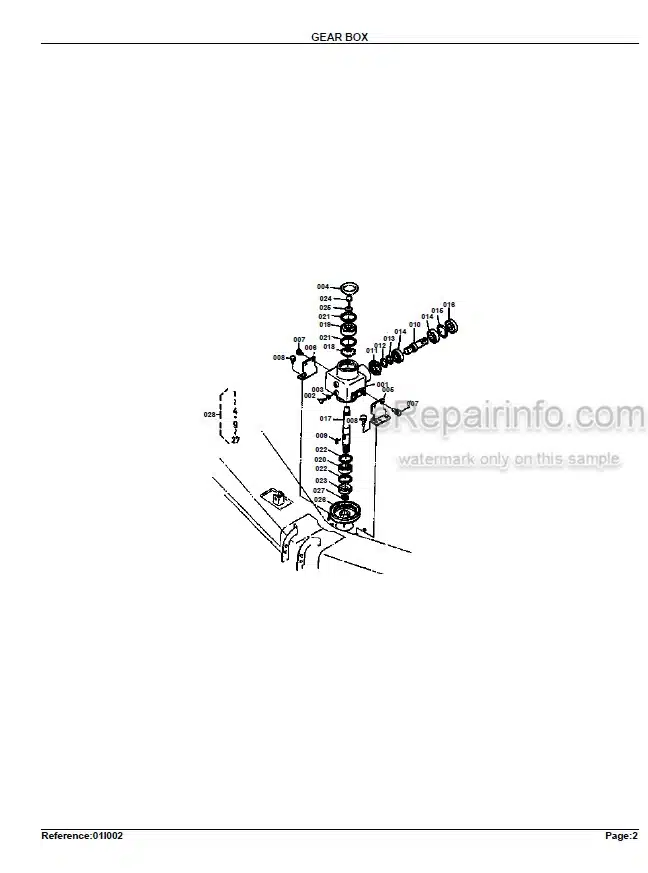 Photo 9 - Kubota RC60-82H Parts Book Mower