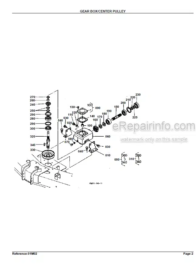 Photo 4 - Kubota RC72-36A Parts Book Mower