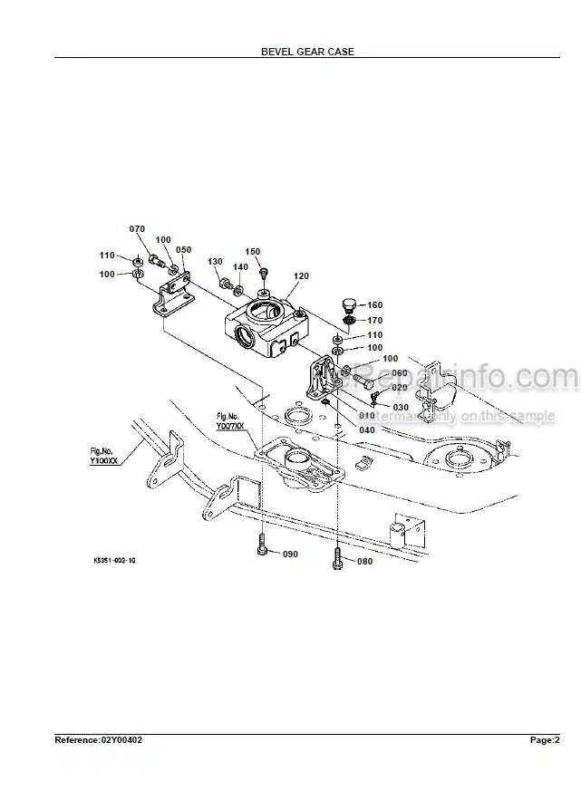 Photo 1 - Kubota RCK54-15BX Parts Book Mower