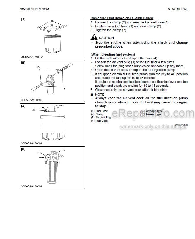 Photo 4 - Kubota SM-E2B Series Workshop Manual Diesel Engine