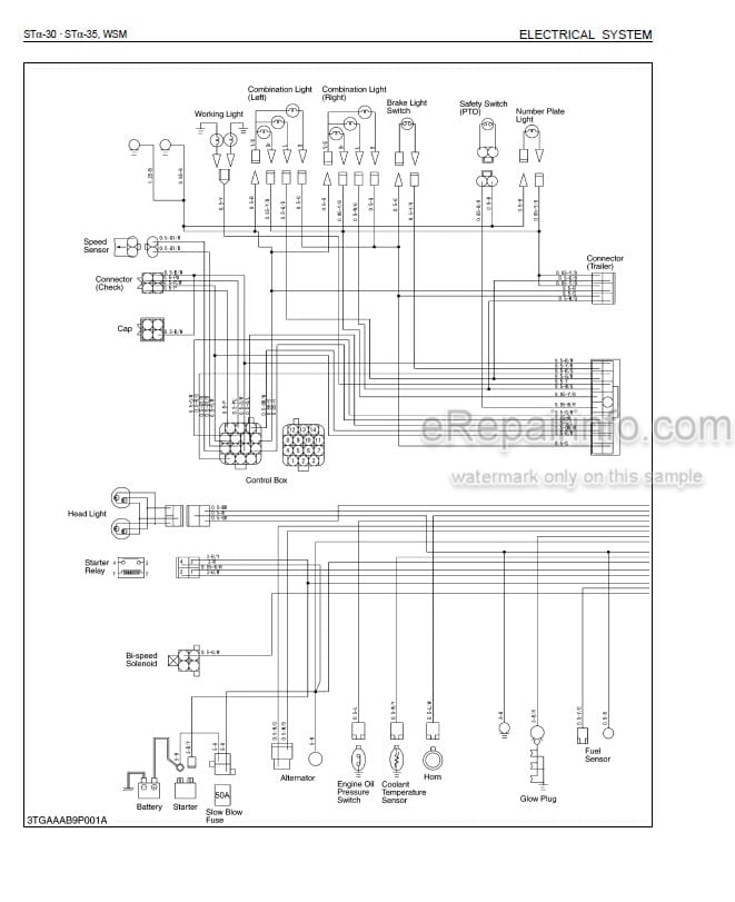 Photo 3 - Kubota STA30 STA35 Workshop Manual Tractor
