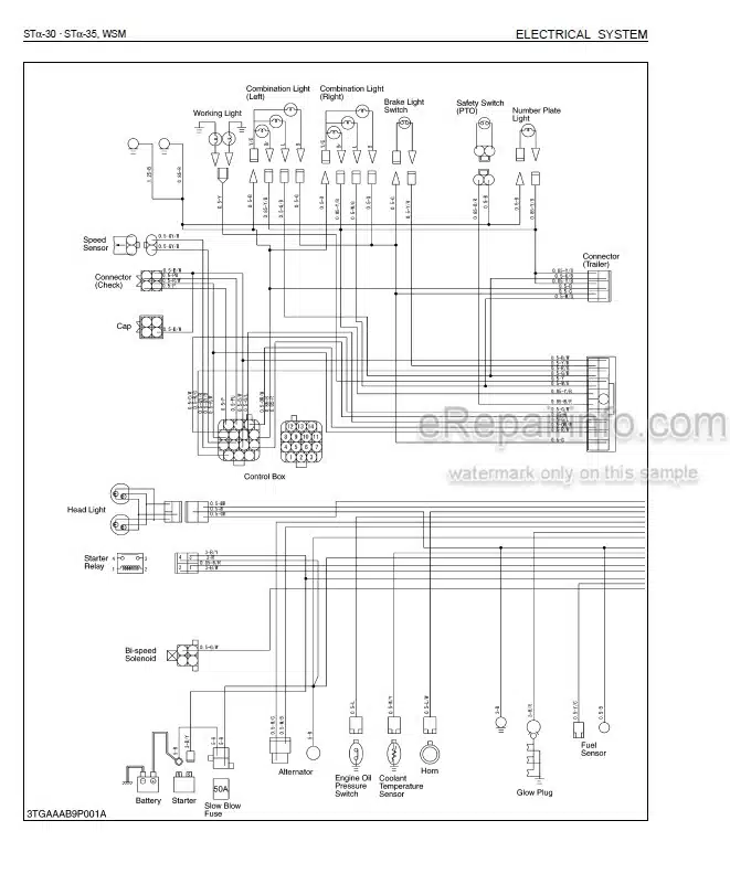 Photo 3 - Kubota STA30 STA35 Workshop Manual Tractor