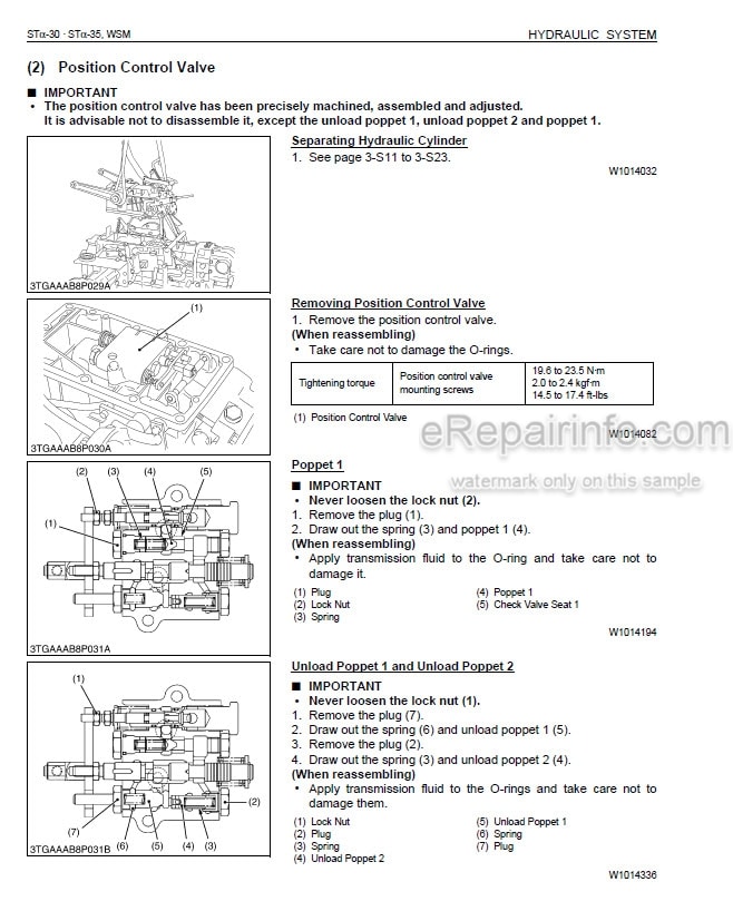 Photo 5 - Kubota STA30 STA35 Workshop Manual Tractor