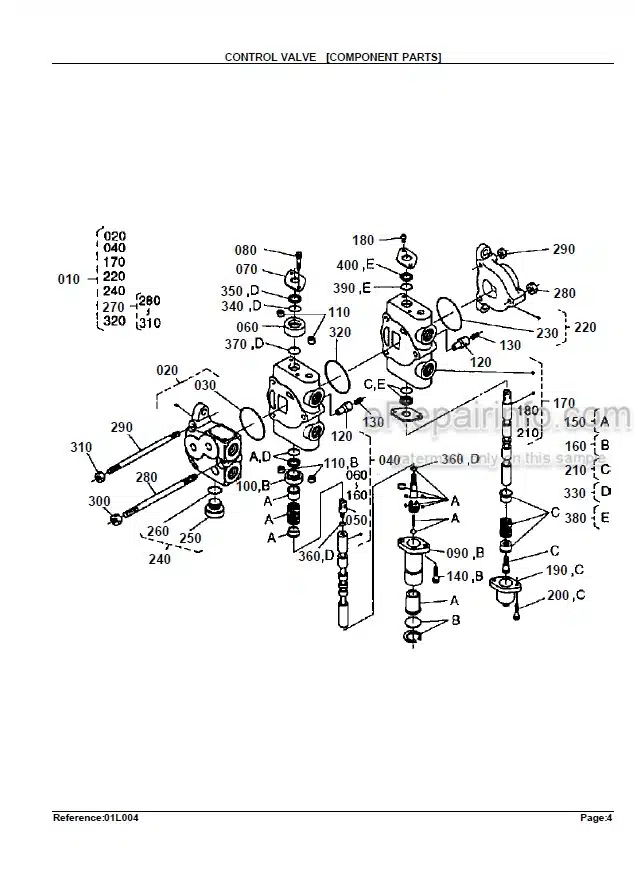 Photo 10 - Kubota TL420A Parts Book Loader