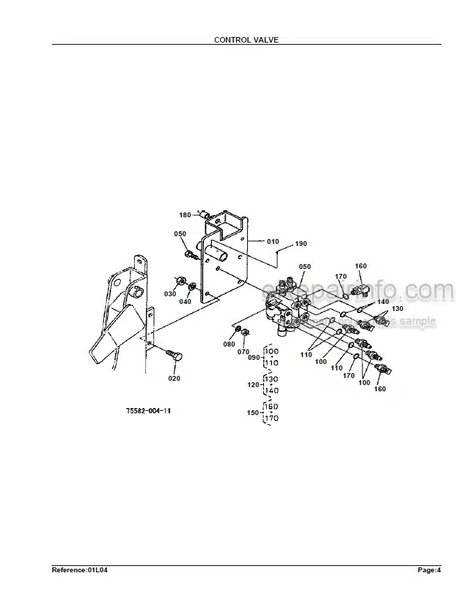 Photo 8 - Kubota TL720 Parts Book Loader