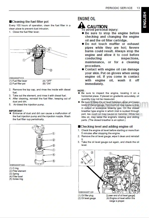 Photo 6 - Kubota T1880 T2080 T2380 Operators Manual Lawn Tractor K1032-7122-1