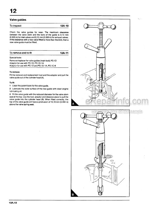 Photo 3 - Perkins 1000 Series Shop Manual Diesel Engine SEBD1006600