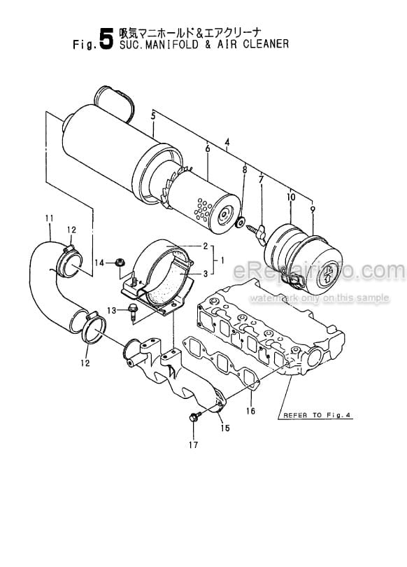 Photo 12 - Yanmar 3TNA72L-UBA 3TNE72L-UBB Parts Catalog Engine Y00B5881
