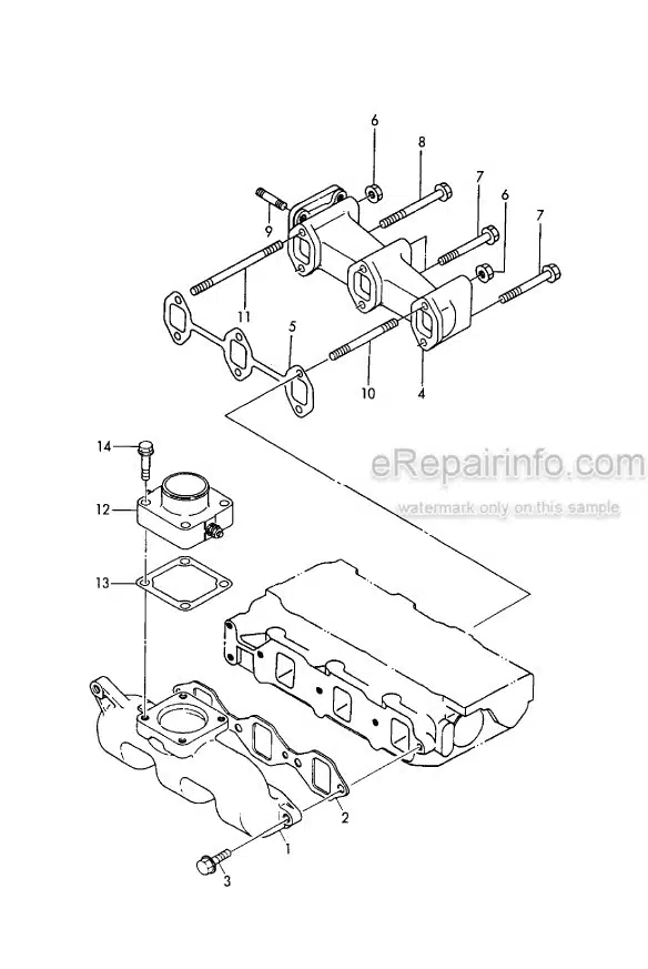 Photo 7 - Yanmar 3TNC80L-RB Parts Catalog Engine Y00B4461