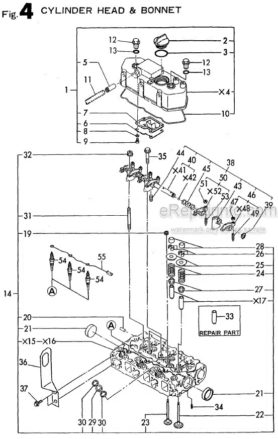 Photo 3 - Yanmar 3TNE68L-UBC Parts Catalog Engine Y00B5260