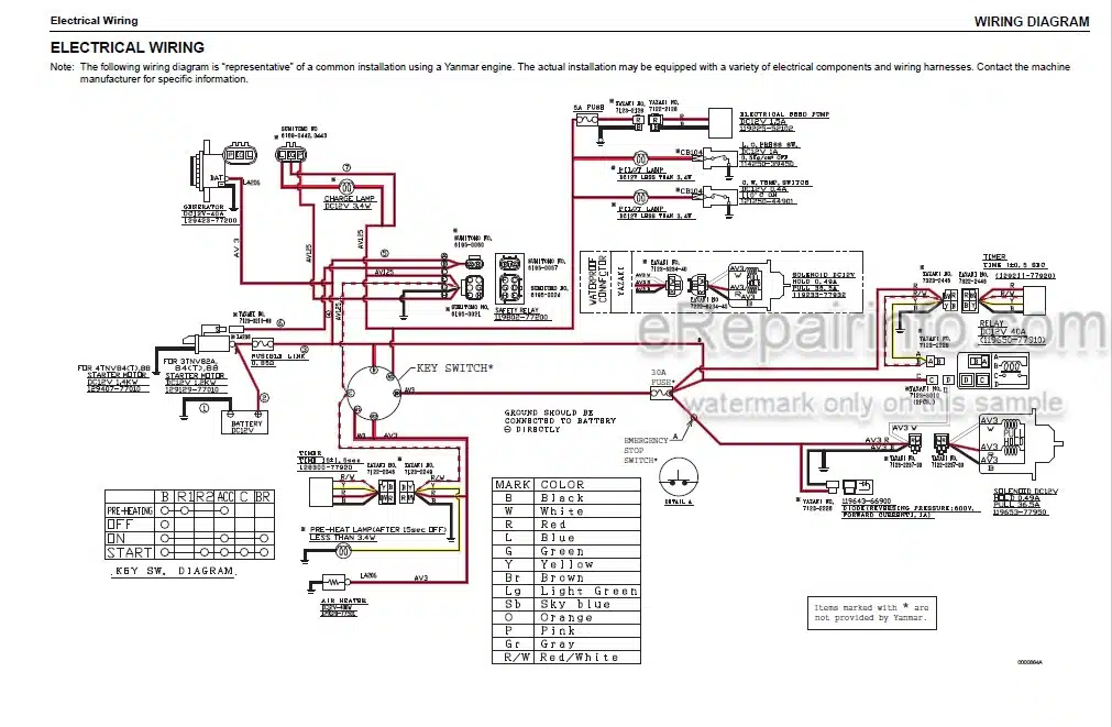 Photo 4 - Yanmar 3TNV82A To 4TNV106T Troubleshooting Manual Industrial Engine
