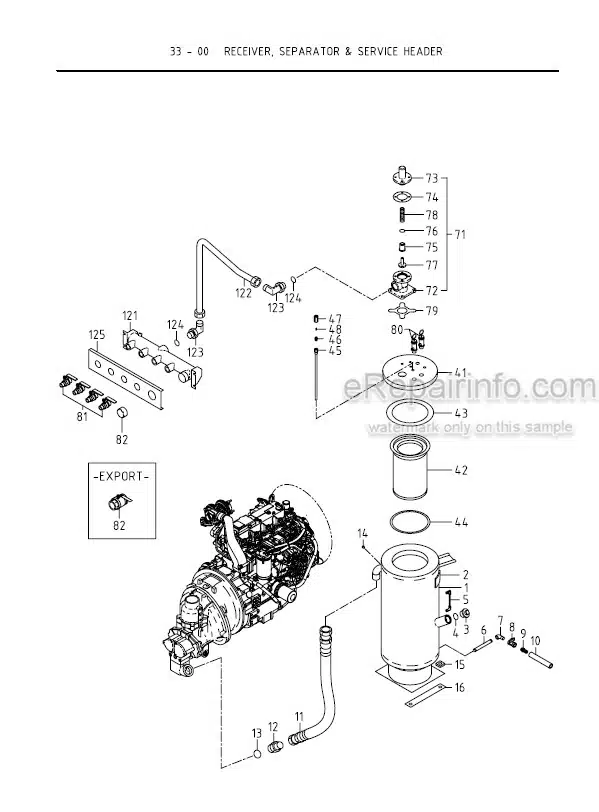 Photo 1 - Yanmar Airman PDS265S-4B2 To PDS265SD-5B2 Parts Catalog Screw Compressor