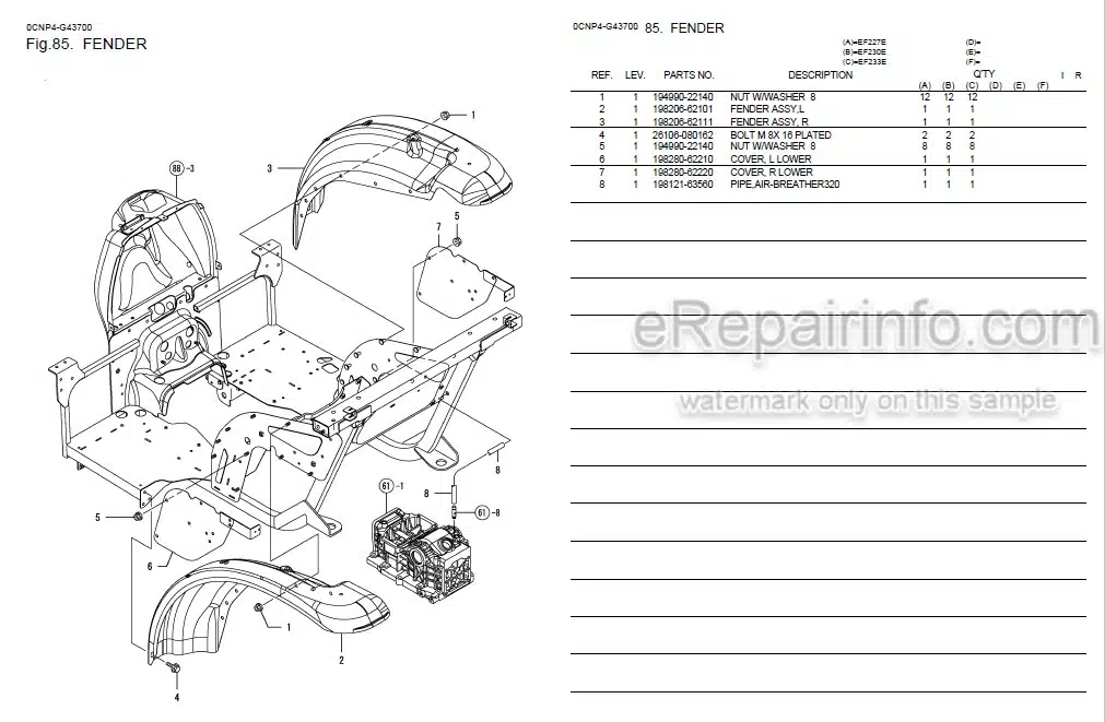 Photo 6 - Yanmar 6ET18A 6EY18L Parts Catalog Marine Diesel Engine 0CH10-M35901