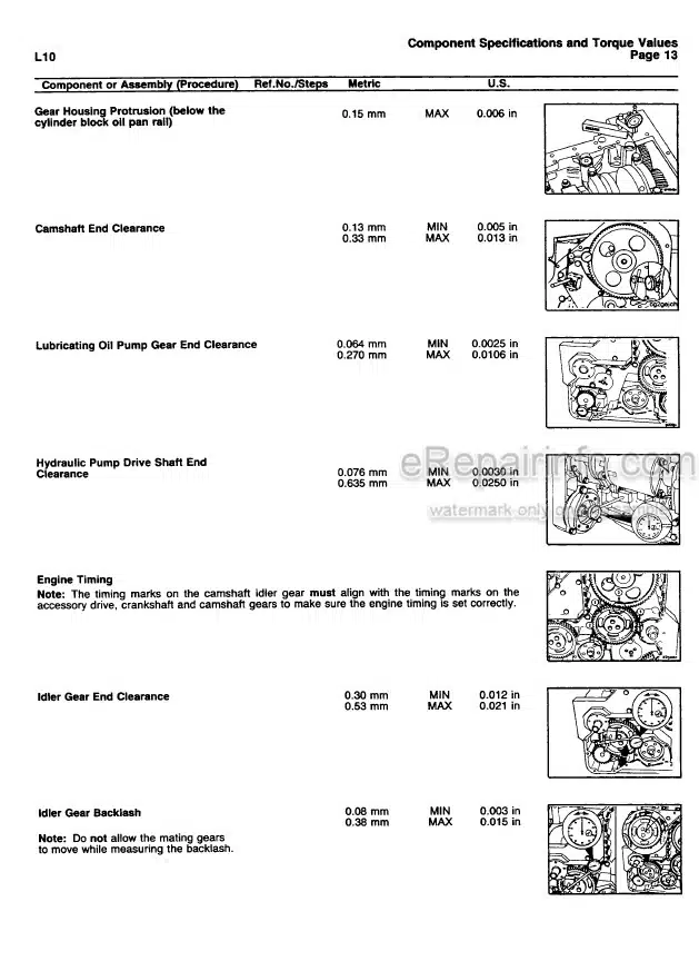 Photo 8 - Cummins L10 Series Specification Manual Engine 3810498-02