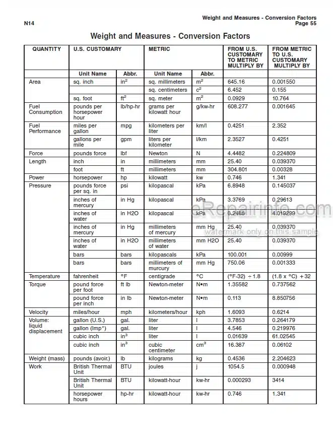 Photo 1 - Cummins N14 Series Specification Manual Engine 3666090