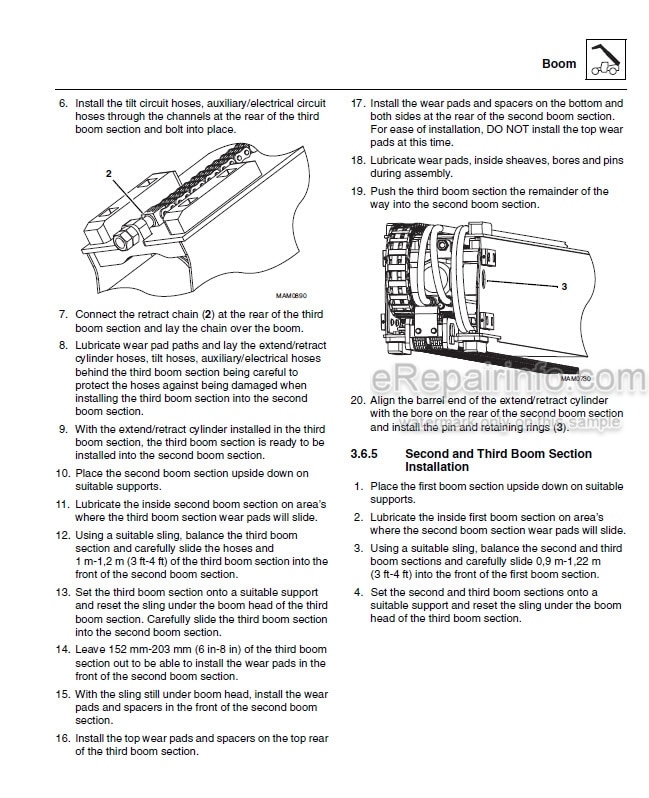 Photo 4 - JLG 3706PS To Agrovector 37.7 Service Manual Telehandler 31200800
