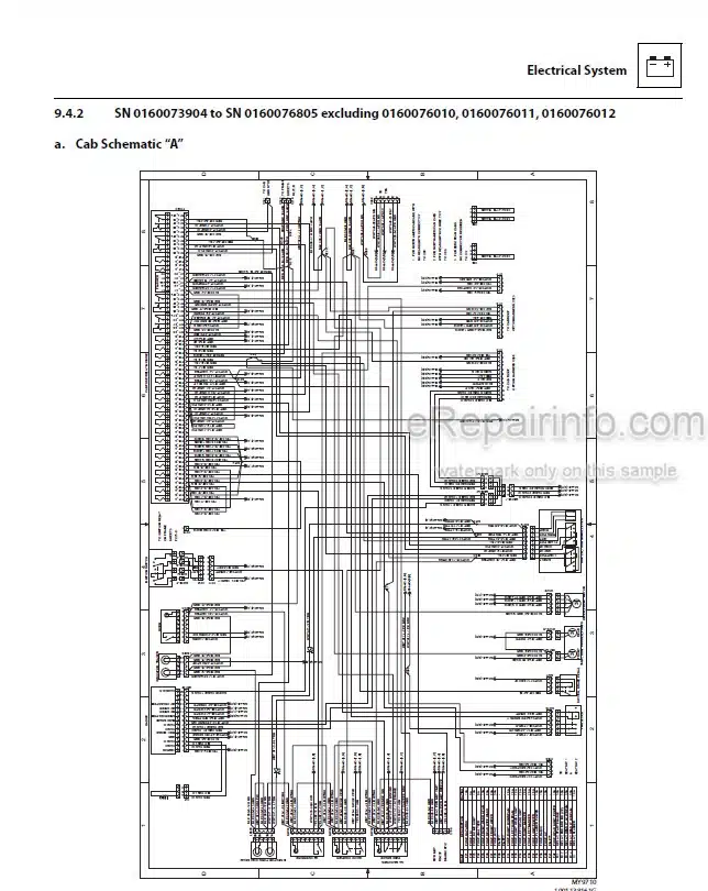 Photo 3 - JLG G5-18A 2505H Agrovector 25.5 Service Manual Telehandler 31200926