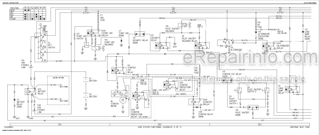 Photo 3 - John Deere 120D Diagnostic Operation And Tests Manual Excavator TM10736