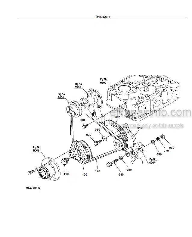 Photo 5 - Kubota BX1500D Parts Book Tractor