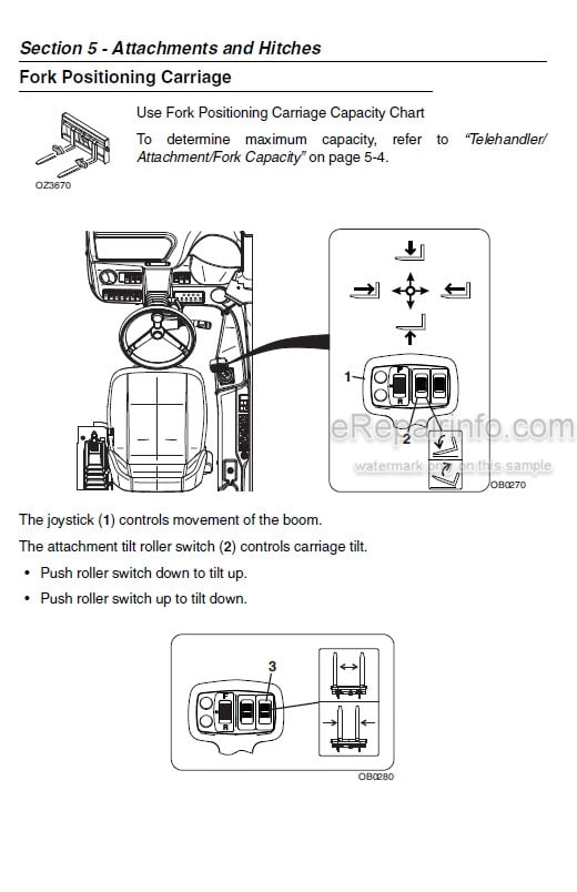 Photo 4 - Deutz-Fahr Agrovector 33.7 37.6 37.7 Operation And Safety Manual Telescopic Handler
