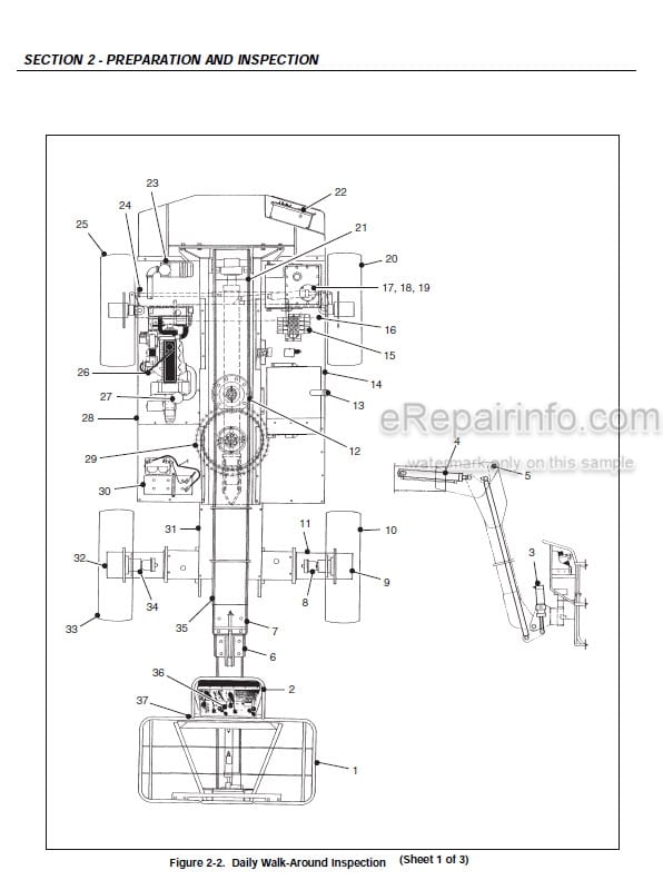 Photo 2 - JLG 120HX Operators And Safety Manual Boom Lift