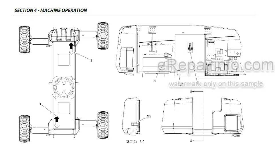Photo 4 - JLG 1250AJP PVC2001 Operation And Safety Manual Boom Lift