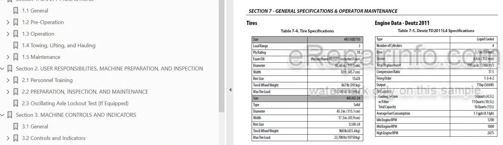 Photo 4 - JLG 1250AJP PVC2007 Operation And Safety Manual Boom Lift