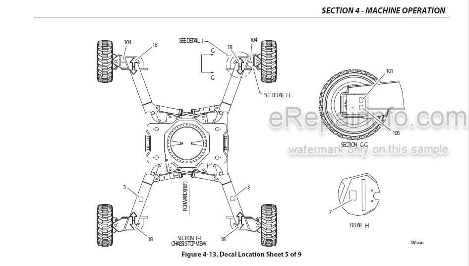 Photo 5 - JLG E300A E300AJ E300AJP Operation And Safety Manual Boom Lift SN1