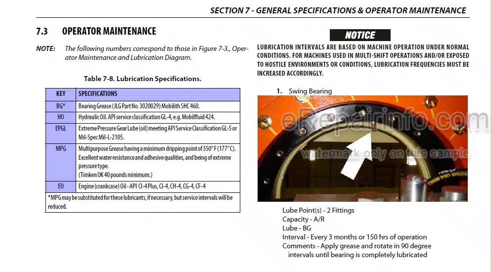 Photo 8 - JLG 24RS 24RSJ Operation And Safety Manual Boom Lift