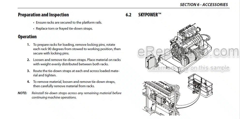 Photo 4 - JLG 24RS 24RSJ Operation And Safety Manual Boom Lift