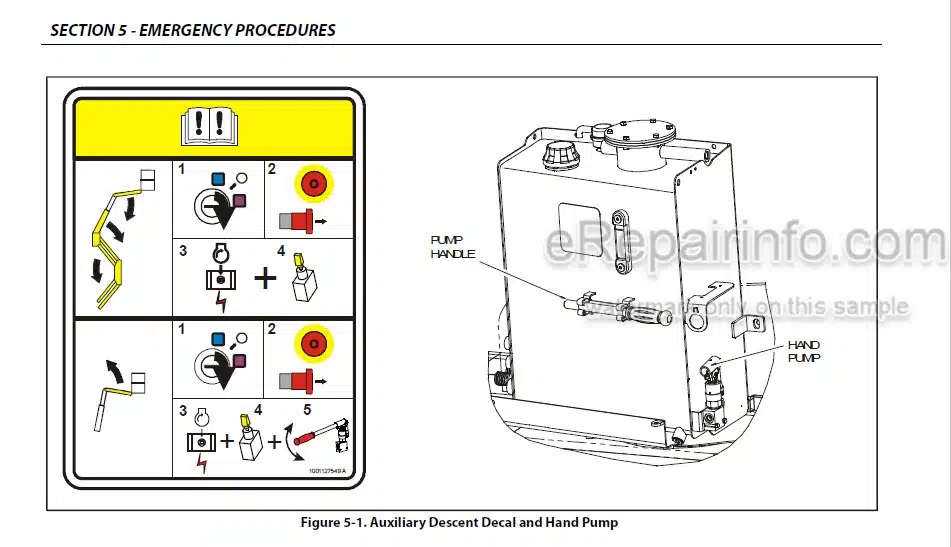 Photo 1 - JLG 340AJ PVC2001 Operation And Safety Manual Boom Lift