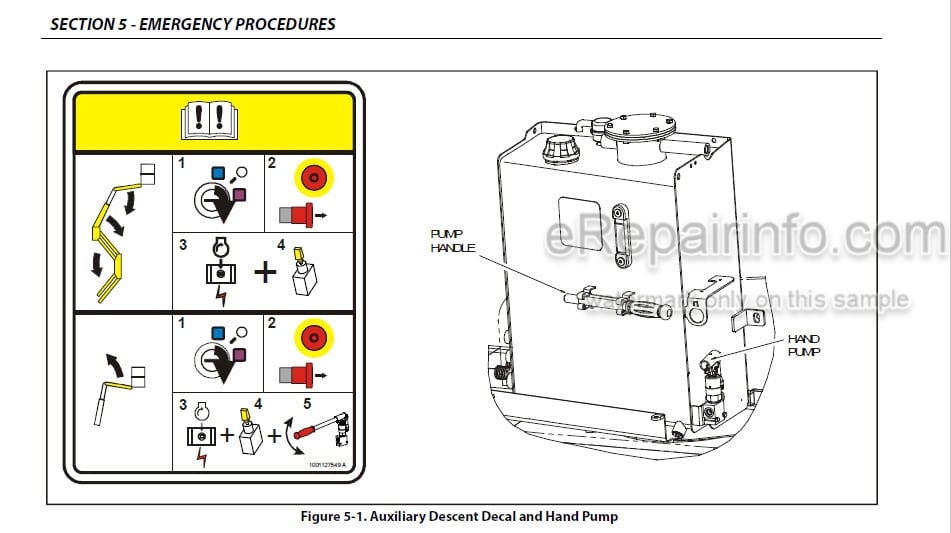 Photo 4 - JLG 340AJ PVC2007 Operation And Safety Manual Boom Lift