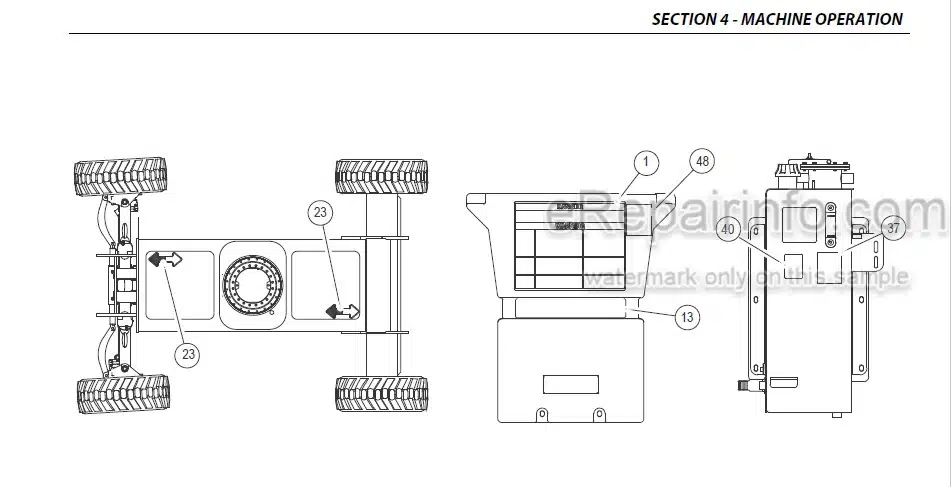 Photo 1 - JLG 400S 460SJ Operation And Safety Manual Boom Lift SN1