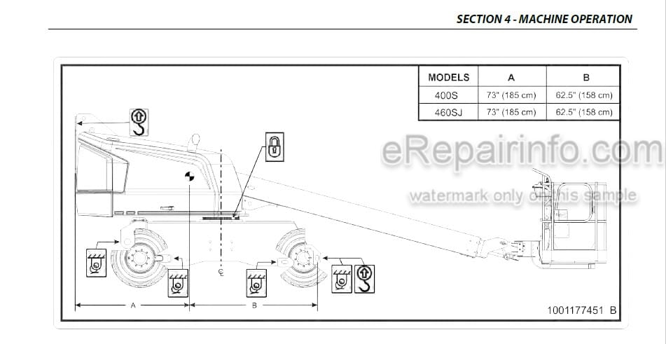 Photo 5 - JLG 400S 460SJ PVC2007 Operation And Safety Manual Boom Lift